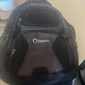 Black and Gray Men's Backpack